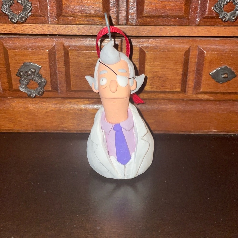 Handmade Clay Calvin Fischoder Ornament-Bobs Bugers